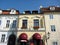 A Cafe Pension With Red Awnings, Prague, Czech Republic