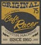 Cafe racer - vintage motorcycle design