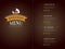 Cafe restaurant menu template identity vector mockup