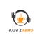 Cafe & resto logo vector icon