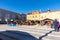 Cafe on the Square of Cyril and Methodius in the center of Bourgas in Bulgaria