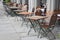 Cafe Terrace Table and Chairs, Berlin