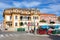 Cafe and town buildings, Vila Real de Santo Antonio.