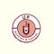 Cafe vector logo. Coffee vector logo. Muffins emblem, design