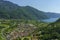 Caffaro valley with Idro lake in Brescia province