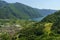 Caffaro valley with Idro lake in Brescia province