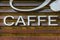 Caffe Sign 3d