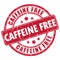 Caffeine free rubber stamp