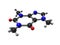 Caffeine molecule