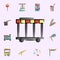 cage for animals colored icon. circus icons universal set for web and mobile