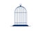 Cage or prison. Symbol of lack of freedom and imprisonment. vector