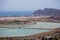 Cagliari, view to Regional Park of Molentargius