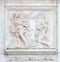 Cain and Abel sacrifices, Genesis relief on portal of Saint Petronius Basilica in Bologna