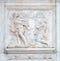 Cain and Abel sacrifices, Genesis relief on portal of Saint Petronius Basilica in Bologna