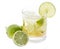 Caipirinha isolated on white