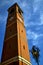 In cairate italy the old wall terrace church watch bell tower