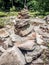 Cairn on the hiking trail