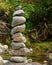 Cairn marking a way point. Abel Tasman National Park, New Zealand