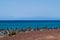 Cairn rock pebbles on Tenerife beach at Costa Adeje, Adeje, Tenerife Canary Islands