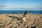 Cairn Rock Pile at the Beach