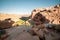 Cairn Stack at Overlook in Capitol Reef