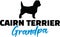 Cairn Terrier Grandpa with silhouette