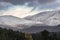 Cairngorms and Lairig ghru in the Highlands of Scotland.