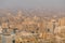 Cairo from above. Top view over the buildings from capital of Egypt country