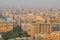 Cairo from above. Top view over the buildings from capital of Egypt country