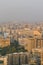 Cairo from above. Top view over the buildings from capital of Egypt country