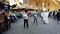 Cairo, Egypt - 2019-05-03 - Bizaare Street With Boy Carrying Huge Load of Bread on Head