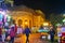 CAIRO, EGYPT - DECEMBER 21, 2017: The evening shopping in Al Muizz street of busy market, the medieval sabil-kuttab of Tusun Pasha