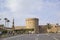 CAIRO, EGYPT - DECEMBER 29, 2021: The Burj al-Muqattam, a large tower of Cairo Citadel in Cairo