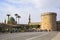 CAIRO, EGYPT - DECEMBER 29, 2021: The Burj al-Muqattam, a large tower of Cairo Citadel in Cairo