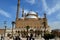 Cairo, Egypt, January 7 2023: The great mosque of Muhammad Ali Pasha or Alabaster mosque in Citadel of Cairo, the main material is