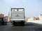 Cairo, Egypt, May 21 2023: PALFINGER truck large vehicle of BIM market Egypt for logistics and delivery goods and merchandises to