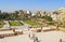 Cairo - Egypt - October 06, 2020: Misr al Gadida, Al Montaza, City overview from Baron Empain palace roof with a lot of