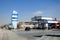 Cairo, Egypt, October 14 2022: Selective focus of Chillout gas and oil station with a blue sky, a petrol gas station in new Cairo