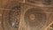 Cairo, Egypt- September, 26, 2016: the ceiling of the alabaster mosque in cairo
