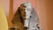 CAIRO, EGYPT- SEPTEMBER, 26, 2016: front view on view of a statue of akhenaten in cairo