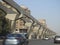 Cairo, Egypt, September 27 2022: Tracks of Cairo monorail overhead transportation system that is still under construction, one of
