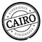 Cairo stamp rubber grunge