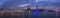 Cairo twilight panoramic