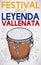 Caja Vallenata and Doodles to Celebrate in Vallenato Legend Festival, Vector Illustration