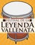 Caja Vallenata Drum Instrument with Label for Vallenato Legend Festival, Vector Illustration