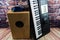 Cajon microphone synthesizer