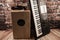 Cajon microphone synthesizer