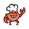 Cajun Crab Chef Mascot