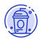 Cake, Cole, Drink, Holiday, Independence Blue Dotted Line Line Icon