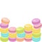 Cake macaron or macaroon Vector Illustration, colorful almond cookies, pastel colors